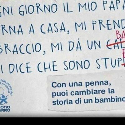 Les enfants sont des énigmes lumineuses selon Pennac - Géniale Campagne italienne pour les enfants battus