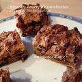 Blondies beurre de cacahuètes - chocolat (sans gluten)