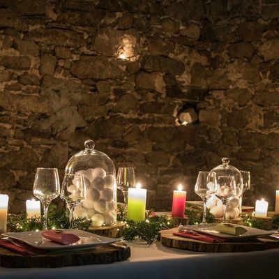 { décoration table noël }