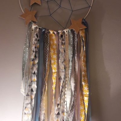 Dans mon atelier, il y a... un nouvel attrape rêves 