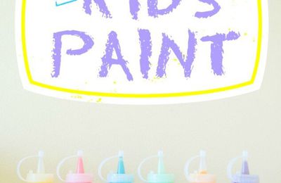 Enfants Homemade Peinture - 3 ingrédients simples!