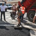 RUE CAMILLE DESMOULINS : APRÈS LES TROTTOIRS, LA CHAUSSÉE.