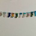 Notre calendrier de l'Avent : une guirlande de chaussettes