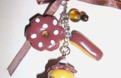 Porte clef gourmandise