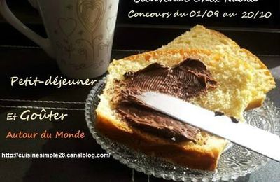 MUG CAKE FINANCIER FRAMBOISE ET PARTICIPATION AU CONCOURS DU BLOG BIENVENUE CHEZ NADIA