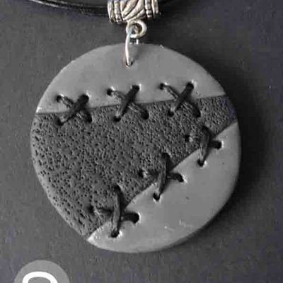 9 - gris foncé/clair + couture