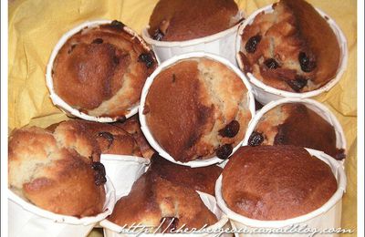 Muffins vanille-choco-noisettes