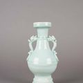 Baluster Vase with Dragon-Headed Handles, Yuan dynasty (1279-1368)