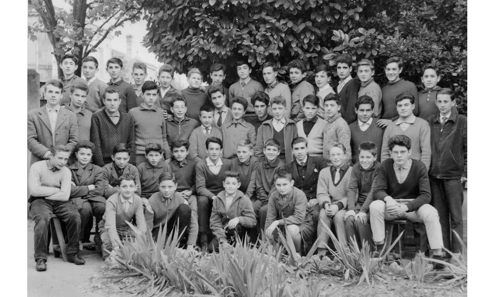 1960/61 classe de 4°collège Louis Pasteur (école de La Souys) 