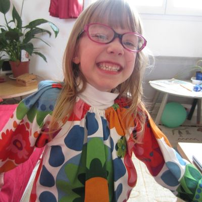 Cousettes de printemps #2: la tunique 70's d'anniversaire.