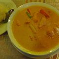 Yellow curry with chicken...
