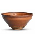 A Jian persimon-glazed tea bowl, Southern Song-Jin dynasty (1127-1279)