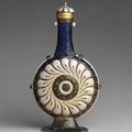 Pilgrim bottle with cover, Italian, Venice, late 15th or early 16th century