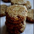 Cookies Anzacs (aux flocons d'avoine et noix de coco)