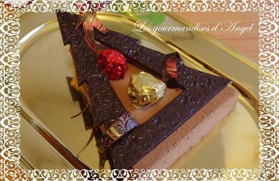 Buche « Caramelia aux éclats de marrons glacés»