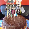 Gâteau Carottes et Chocolat pour un anniversaire
