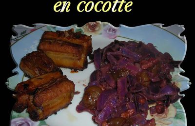 Travers de porc en cocotte