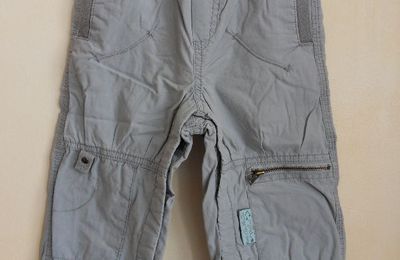 Pantalon "Kiabi" - gris - 18 mois 