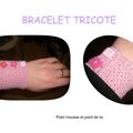 Bracelet tricoté