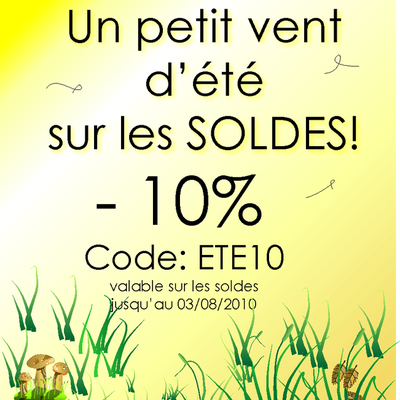 Un petit vent d'été sur les SOLDES !