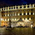 Pigna - Entre les places de Venise et de Minerve (14/23). Le palais Fonseca-Conti et l'hôtel Minerva.