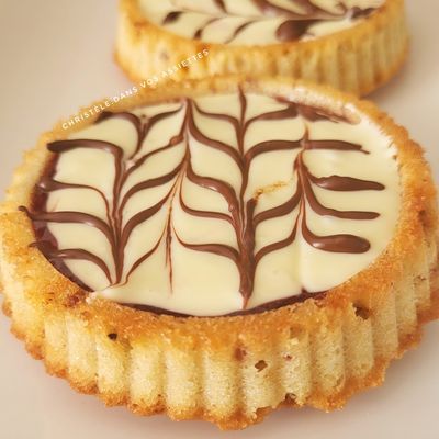 Tartelettes financières framboises et chocolat blanc 