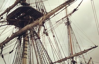 L'Hermione de passage à Brest