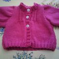 cardigan bébé en 6 mois