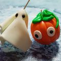 Tutoriel d'Halloween Citrouille et Fantôme