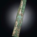 A very rare and important gold-inlaid bronze sword, Eastern Zhou dynasty, late 6th-early 5th century BC