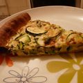 Tarte aux courgettes légère