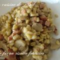 Blé façon risotto forestier