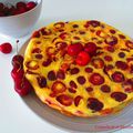 Clafoutis cerises lait de coco 