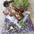 Financiers au Chocolat et aux fruits secs ... noix, noisettes, amandes ...