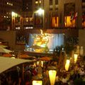 Le Rockefeller Plaza, la nuit