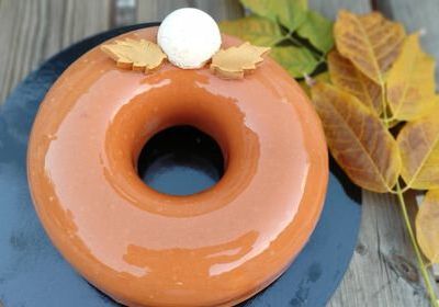 Entremet pommes/poires - caramel