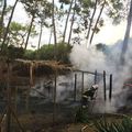 Incendie de cabanon