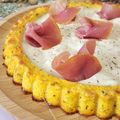 Tarte butternut et gorgonzola 