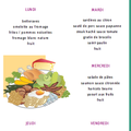 Menus des repas scolaires du 26 au 30 janvier 2009