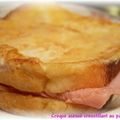 Croque asexué croustillant de parmesan