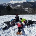                             Le ski avec les cousins