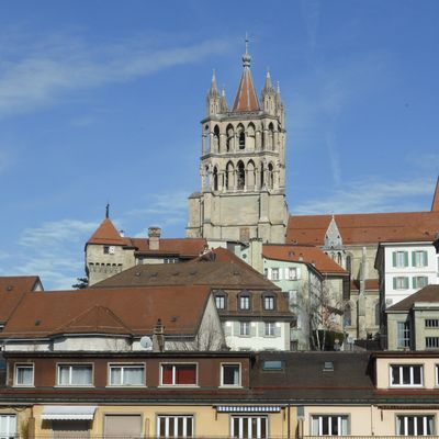 en balade à Lausanne. la cathédrale 