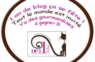 Joyeux blog-anniversaire Oeil de chat!