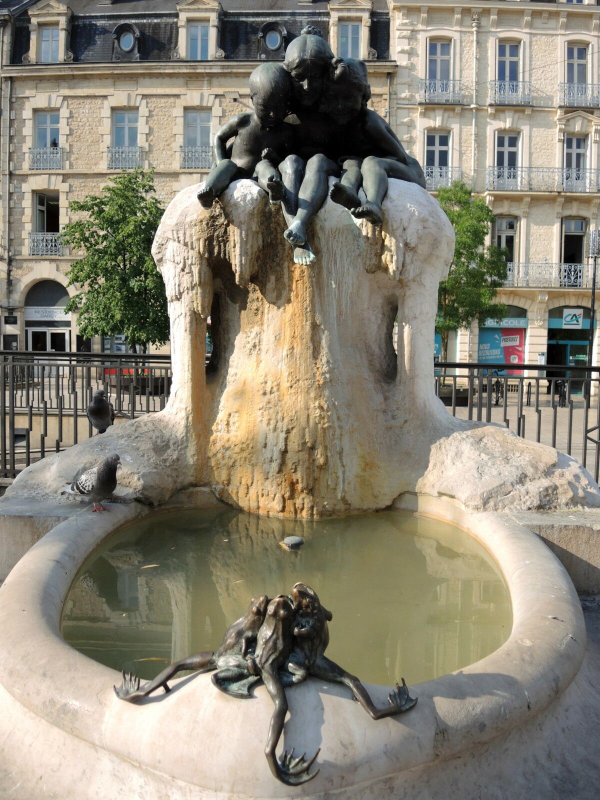 Dijon, place Darcy, fontaine (21)