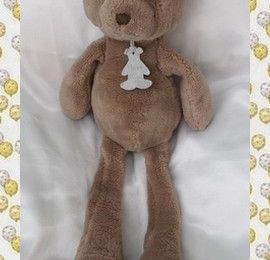 Doudou Peluche Ours Brun Sweety Histoire d'Ours 