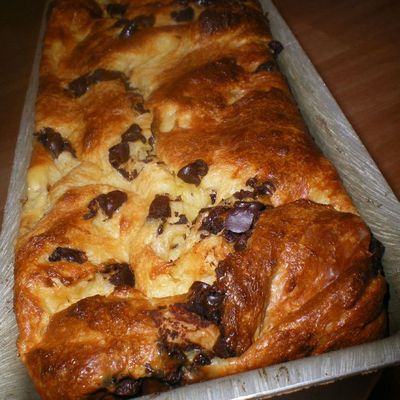 Pudding aux pépites de chocolat