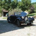 Une Traction 11 BL cabriolet de 1938 (Voiture