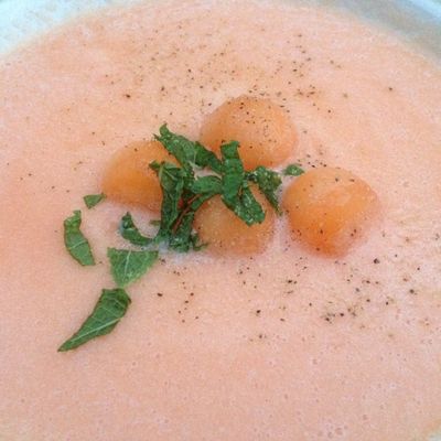 Soupe de melon salée ou sucrée