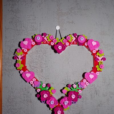 Légo : un coeur presque tout rose