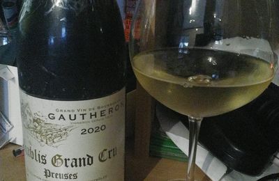 domaine Gautheron 2020 chablis grand cru "les preuses"